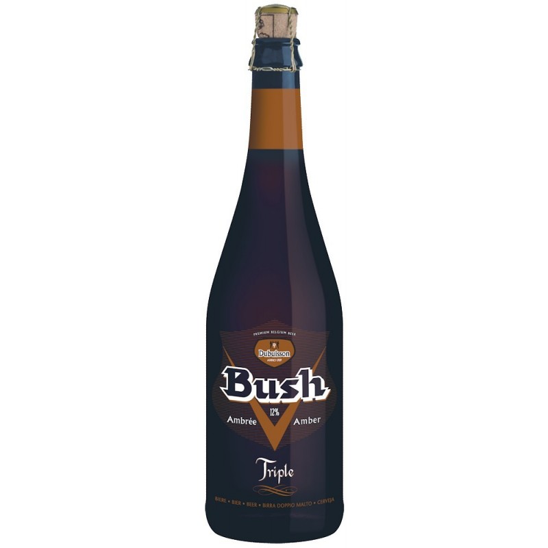 Bush Ambree Tripel 0,75L belga sör