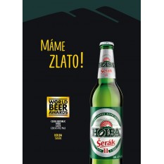 HOLBA Serak 0,5L Cseh sör