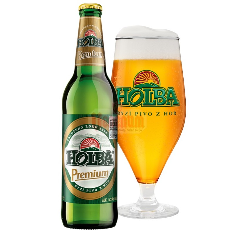 HOLBA Premium 0,5L Cseh sör