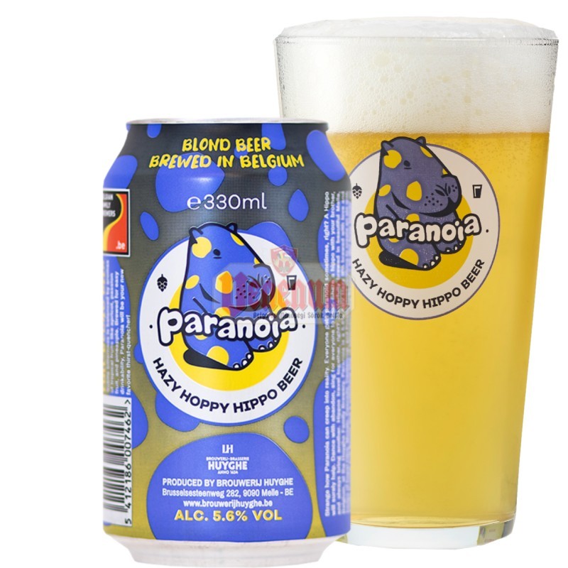 Paranoia 0,33L belga sör Hazy Hoppy Hypo Beer