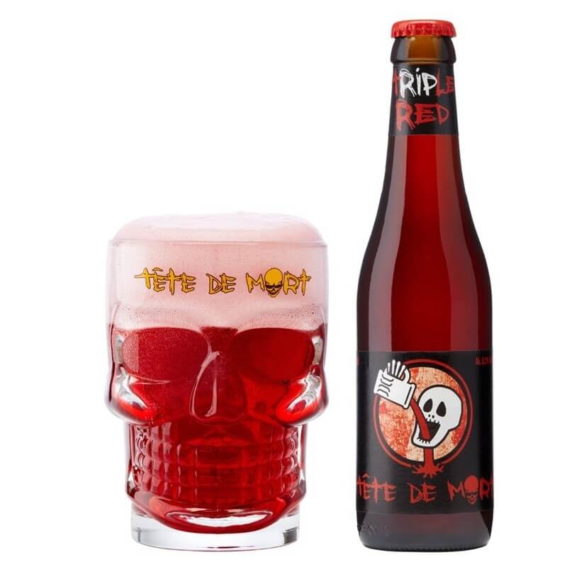 Tete De Mort Red Triple 9% 0,33L belga sör