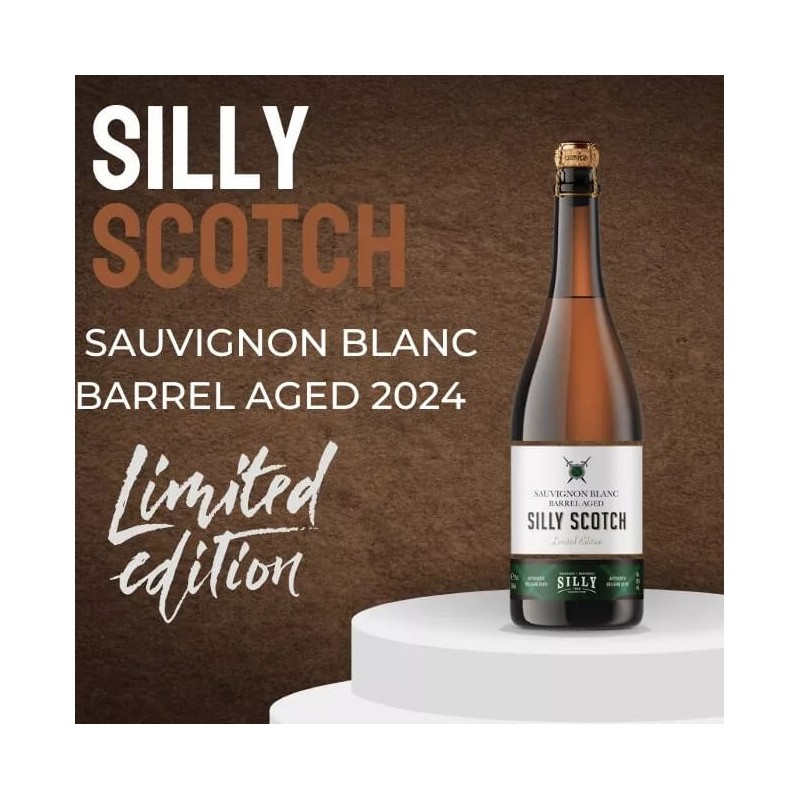 Silly Scotch Souvignon Blanc barell aged 0,75l belga sör